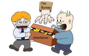 inheritance tax paid by the heirs