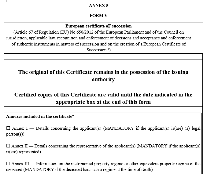 european assignment clause