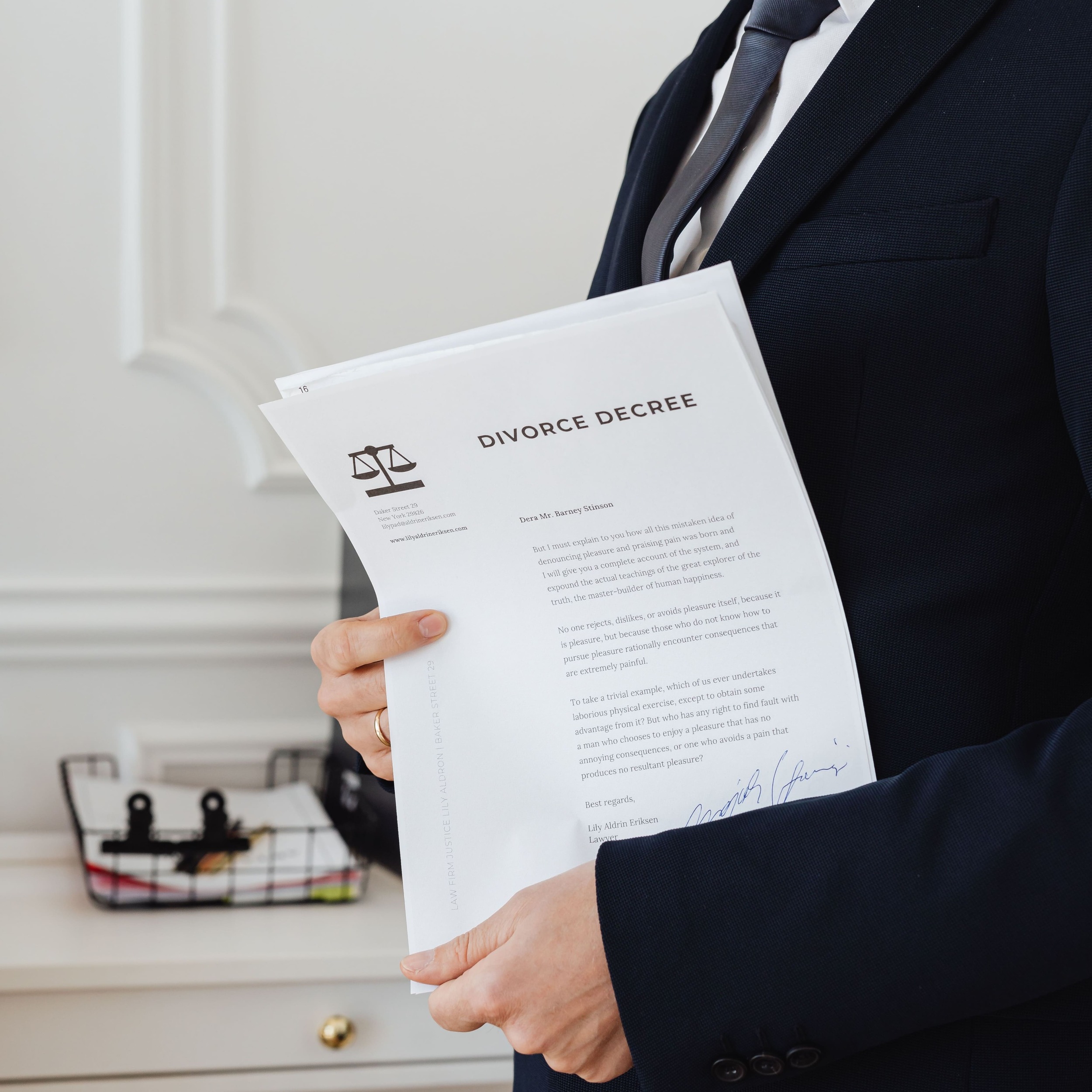 Division and Adjudication of Real Property Due to Divorce